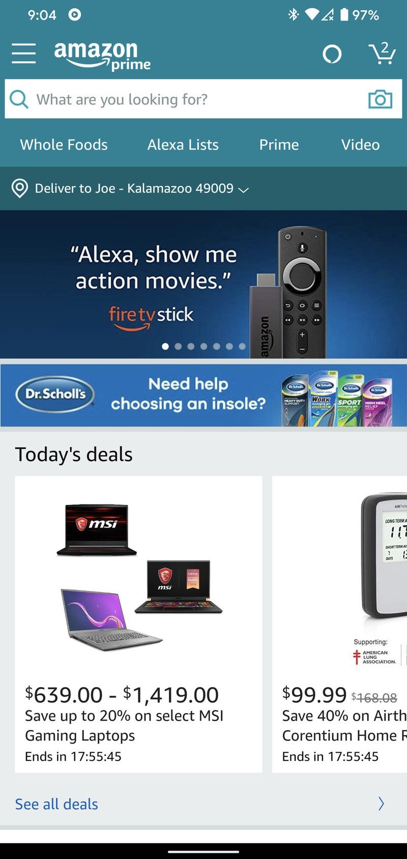 How to change your Amazon password
