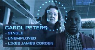Melissa McCarthy and Brian Tyree Henry in ' Superintelligence.'