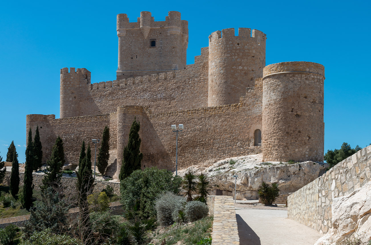 Castillo de Villena near Alicante