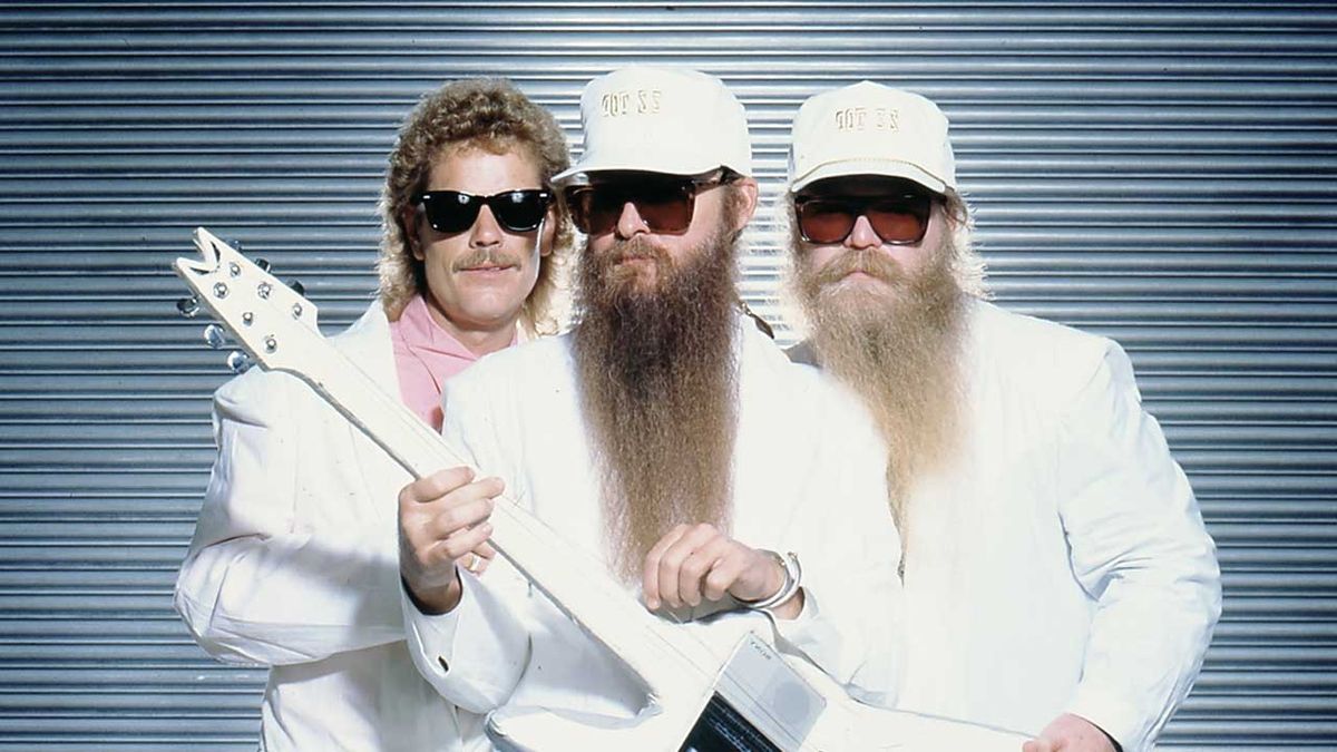 ZZ Top studio portrait