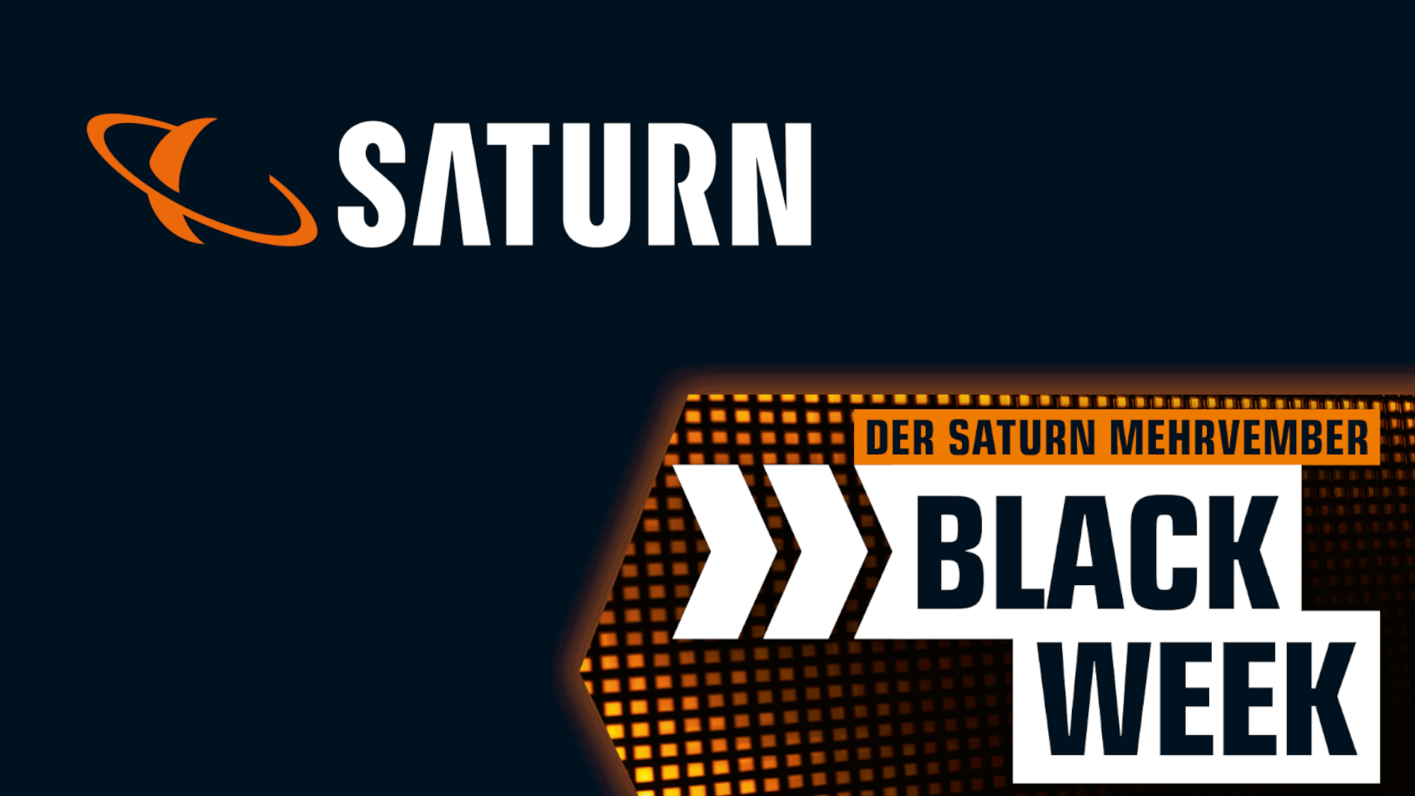 Banner zur Black Week bei Saturn