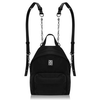 black Givenchy backpack with chain straps