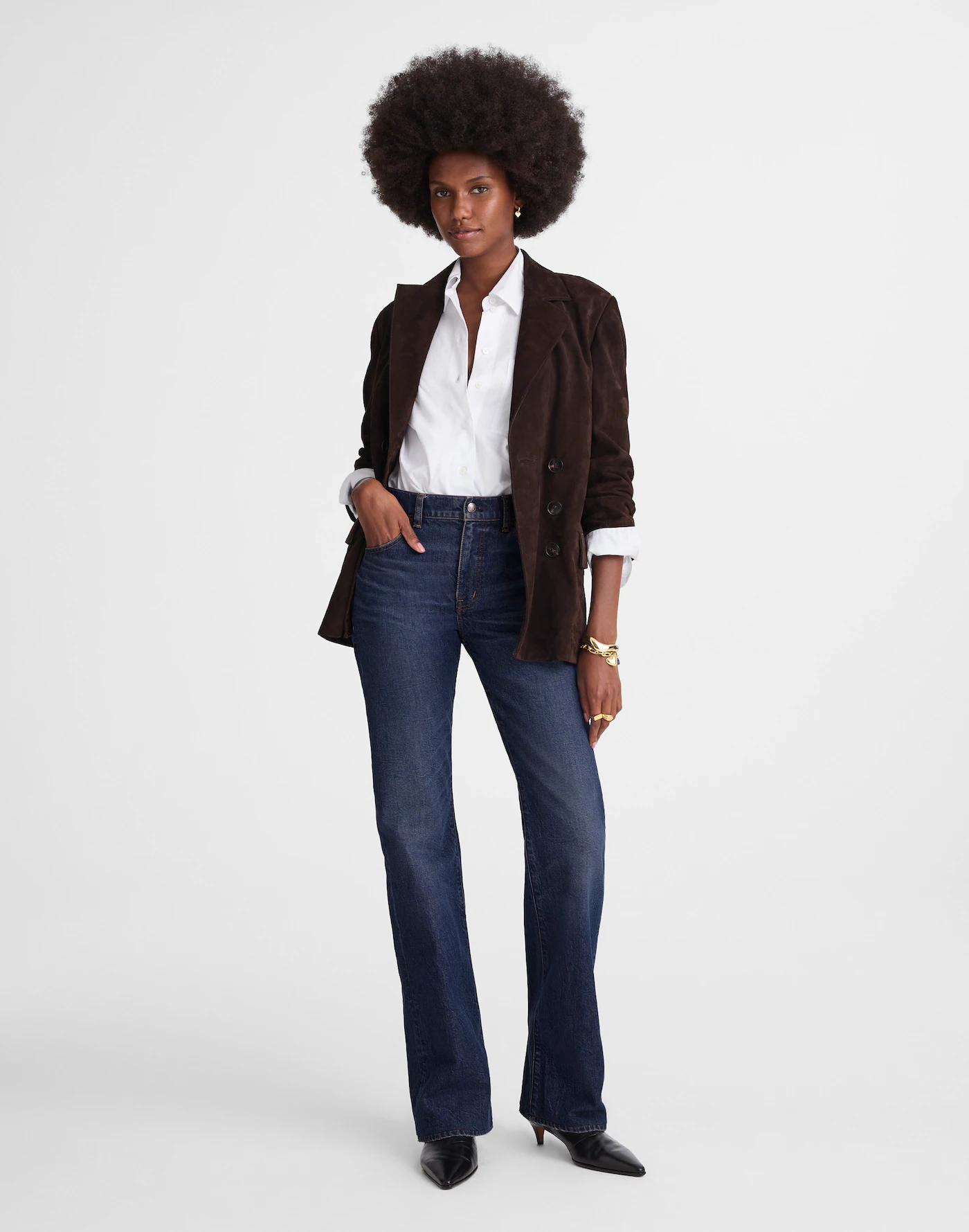 Madewell, Relaxed Bootcut Jeans (Was $148)