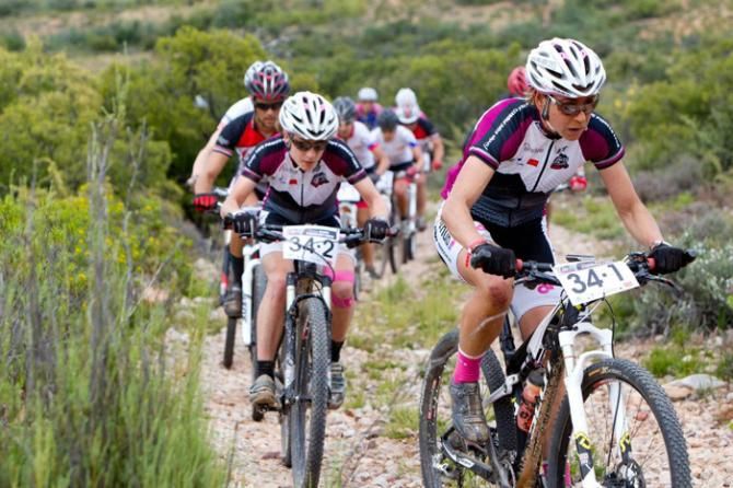 The 2011 women's champions, Ischen Stopforth (front) and teammate Catherine Williamson, finished second in 2012. Stopforth returns to the 2013 Cape Pioneer Trek from 20-26 October with new teammate, Robyn de Groot, in attempt to reclaim the title.