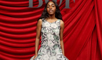 A closeup of Ayo Edebiri on the red carpet at the Business of Fashion BoF 500 Class of 2024