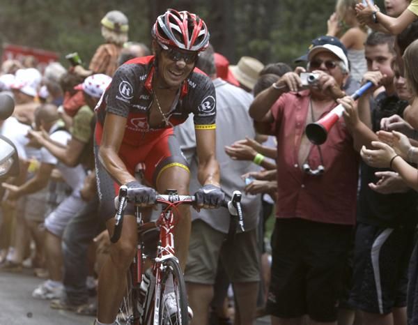 Andreas Kl&ouml;den (Team Radioshack) was in the break of the day