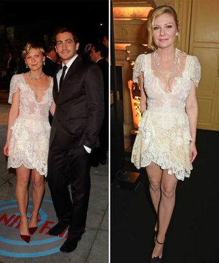 recycling outfit Kristen DUnst