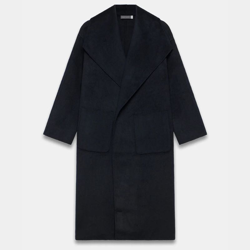 Mint Velvet navy tailored coat