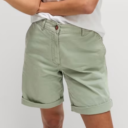 M&S Cotton Rich Tea-Dyed Shorts
