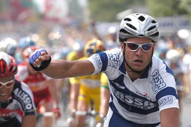 Alessandro Petacchi won four stages of the 2003 Tour de France, the second on stage 3