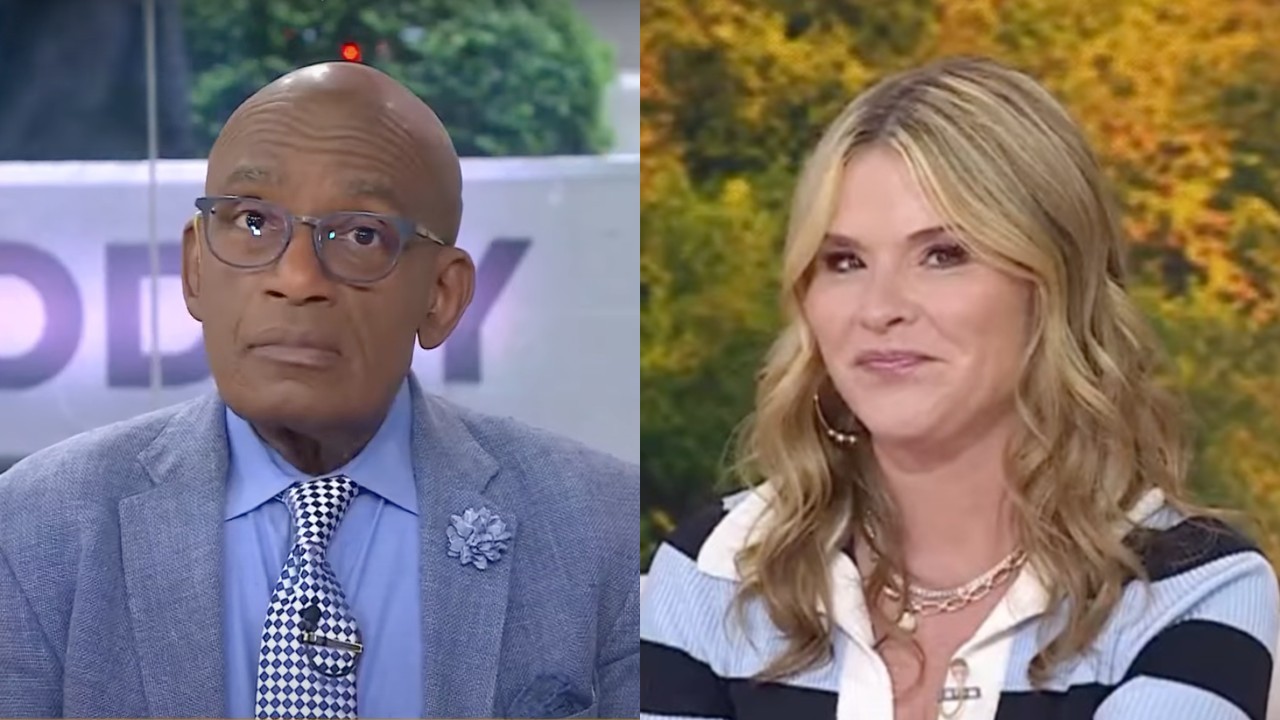 Side by side images of Al Roker and Jenna Bush Hager.