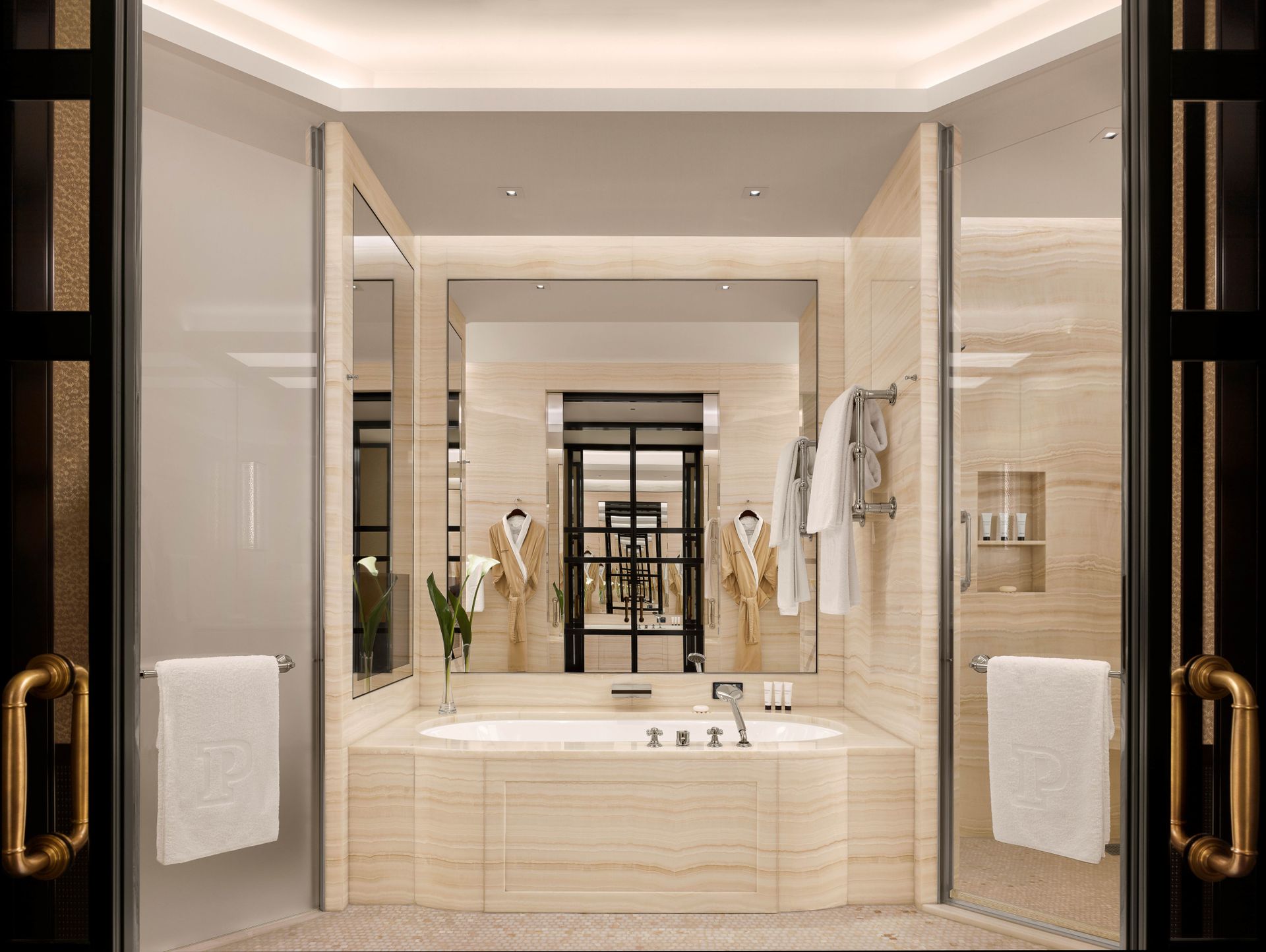 The bathroom in The Peninsula Hotel