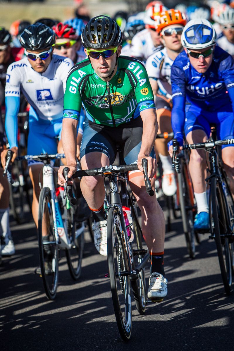 Eric Young (Rally) starts the day in the sprint leaders jersey