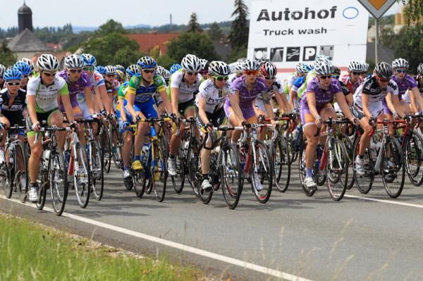 The peloton was all together for the first 40 kilometres