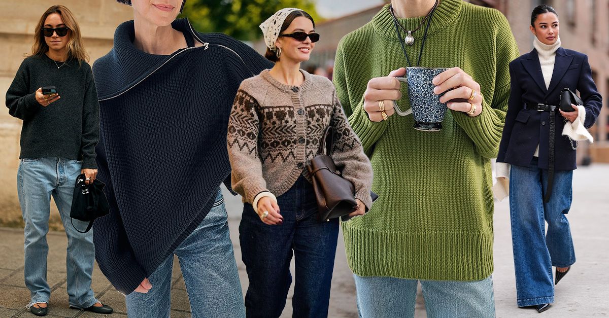 The Best Sweaters to Wear With Jeans for Fall 2025
