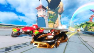 sonic team racing drifts with slingshot