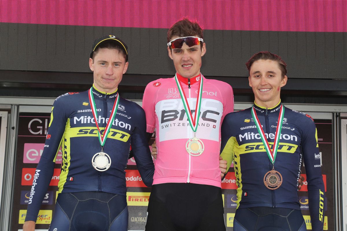 The final 2017 Baby Giro podium