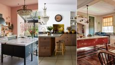 Chandeliers in kitchens