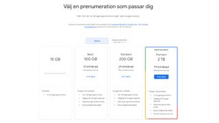 Google One VPN er inkludert hvis du betaler for 2TB lagringsplass hos Google
