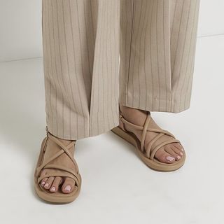 beige sandals