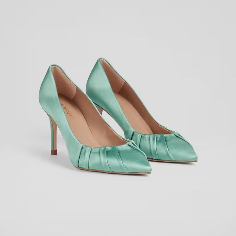 turquoise shoes