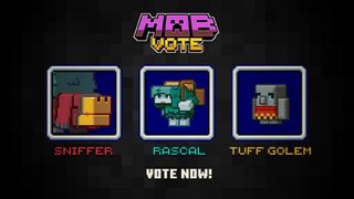 Image of the Minecraft Live Mob Vote 2022.