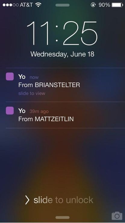People are going crazy for a new app that only lets you send messages saying 'Yo'