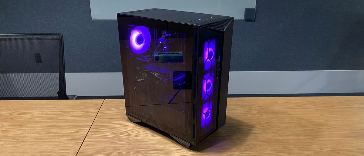 MSI Mid-Tower PC Gaming Case – Tempered Glass Side Panel – 4 x