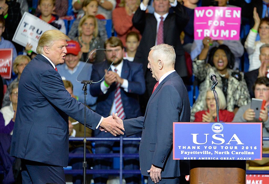 Donald Trump introduces Gen. James Mattis at N.C. rally