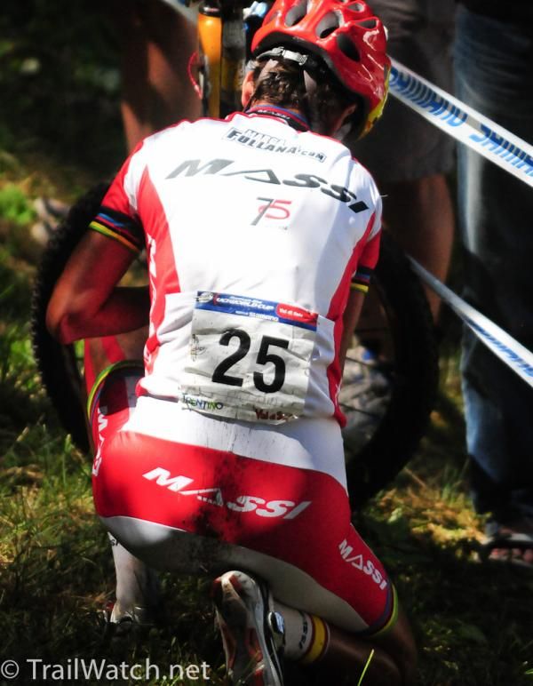 Heartbreak for Margarita Fullana (Massi) as a mechanical ended her race