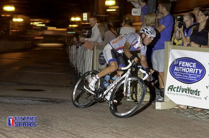 Dave Cueli (Team United HealthCare / The 706 Project) attacks the group early in the race