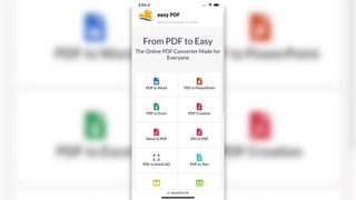 Mobile interface for Easy PDF