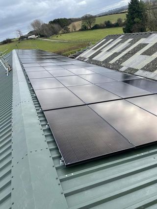 Solar panels can also be installed on ground mounts or on the sides of buildings