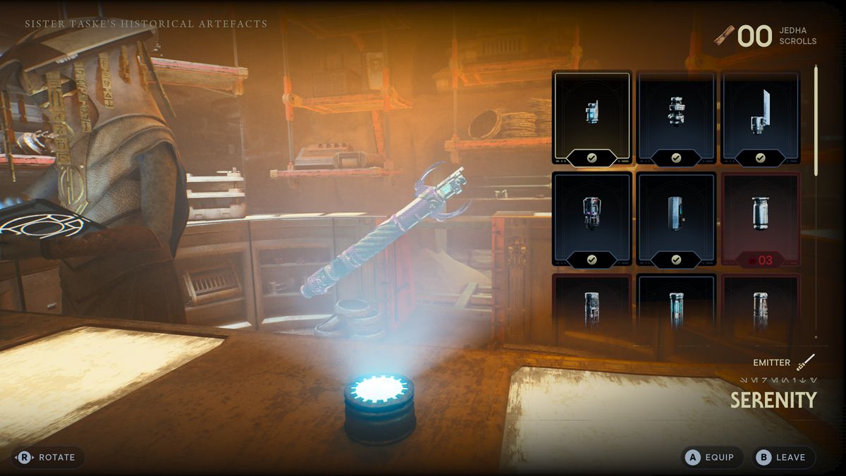 Screenshot of Star Wars Jedi: Survivor.