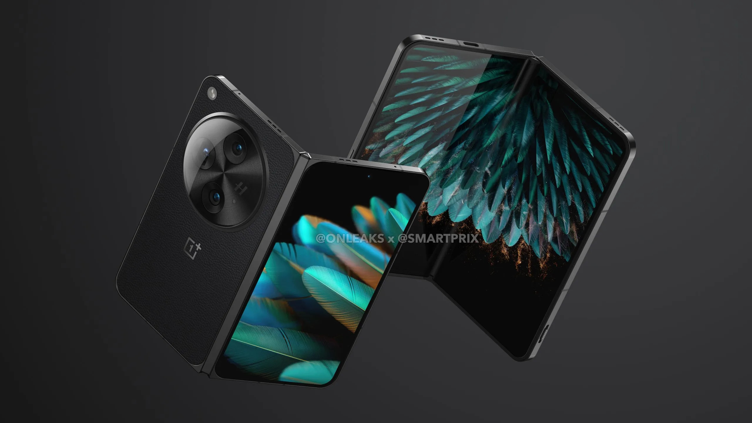 Render of the OnePlus Open early production unit