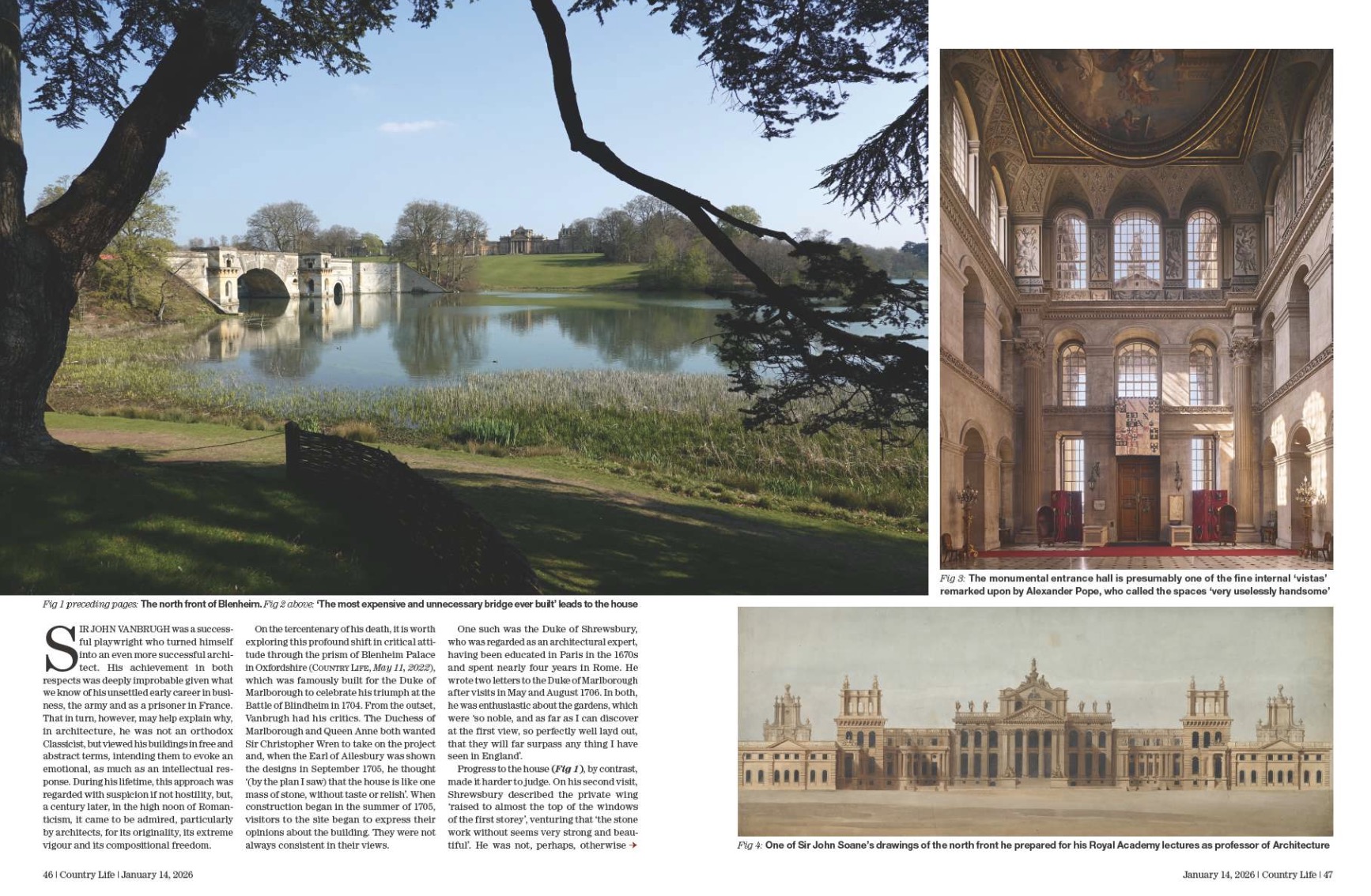 Spreads from Country Life 14 January 2026