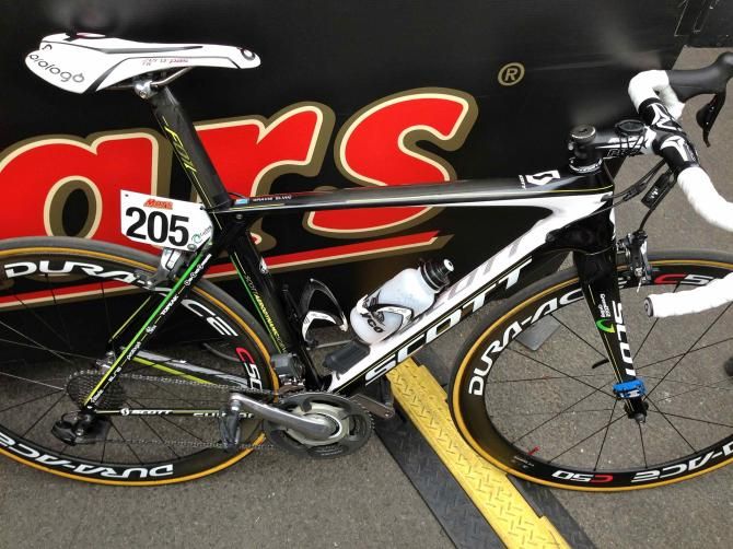 Gracie Elvin's Scott Foil used to win her first national road title