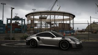 Here we have a modded Porsche 911 parked in the industrial zone of Los Santos on an Overcast day. While I've improved the cloud colors and ambient tones, the real magic in this picture is the stylish tonemapping applied over the image. This was only possible thanks to a custom script another modder created specially for me. This script allows me to uniquely alter the contrast, brightness, gamma and more for every single weather by editing the timecycle_mods files. There's no need for ReShade and no FPS loss. 