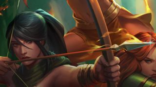 A female archer in the game Gods Unchained, loved by NFT gamers