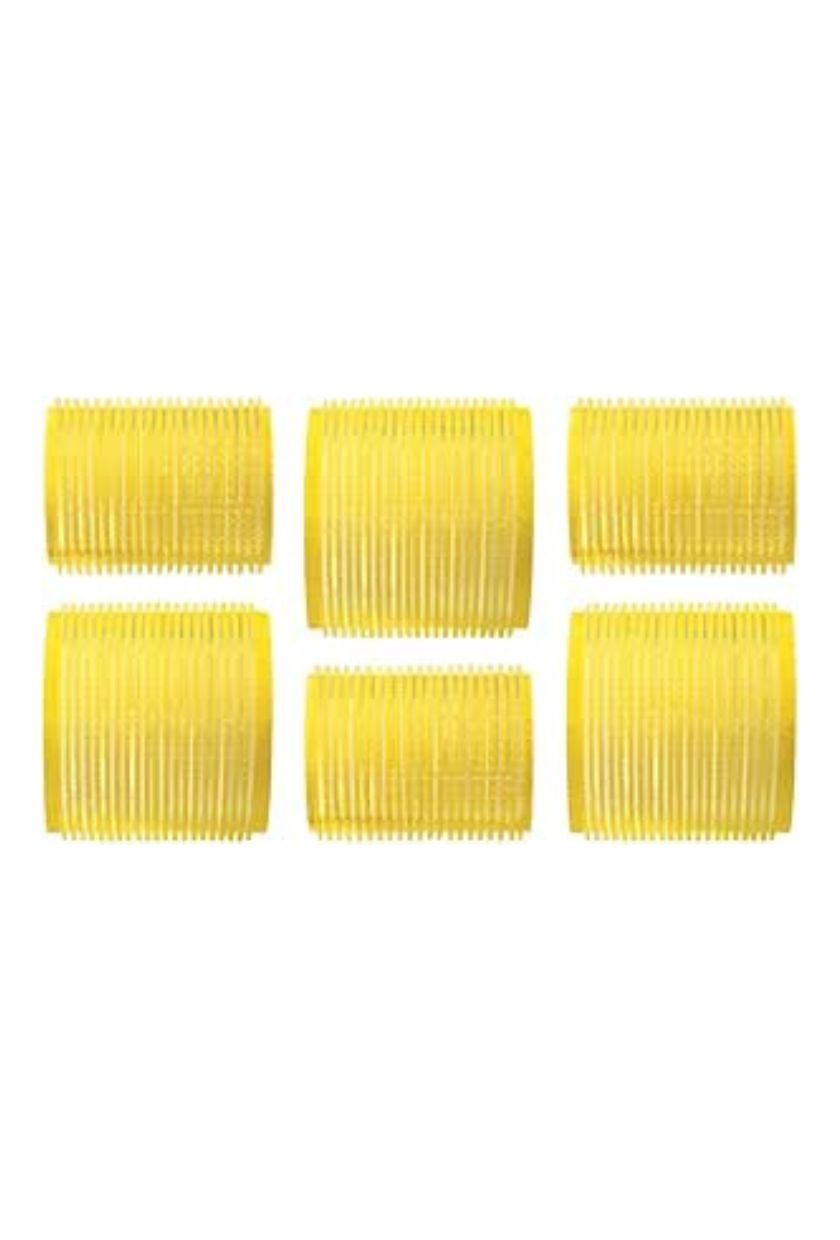 Drybar Drybar High Tops Self-Grip Rollers - Self-Grip Rollers, Create Mega-Lift &amp;amp; Volume, Two Sizes; 3 Medium &amp;amp; 3 Large Rollers, Great for All Hair Types, Yellow, 1.0 Count, Pack of 6