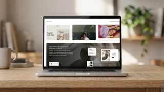 Squarespace templates on macbook