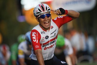Caleb Ewan (Lotto Soudal) wins the finale stage 21 at the Tour de France on the Champs-Elysees
