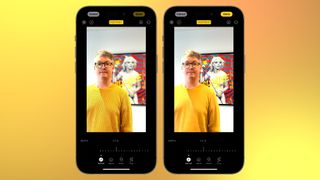 A look at iOS 17 Portrait mode functionality.