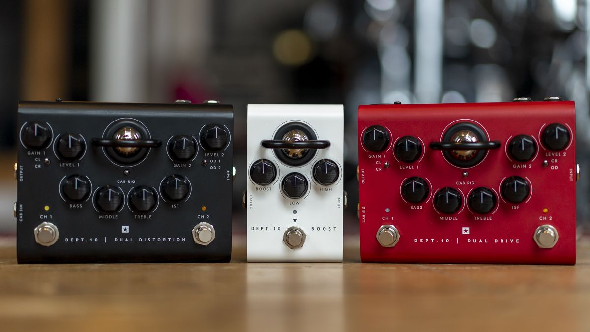 Blackstar debuts the Dept. 10 Boost, Drive and Distortion, dubbed