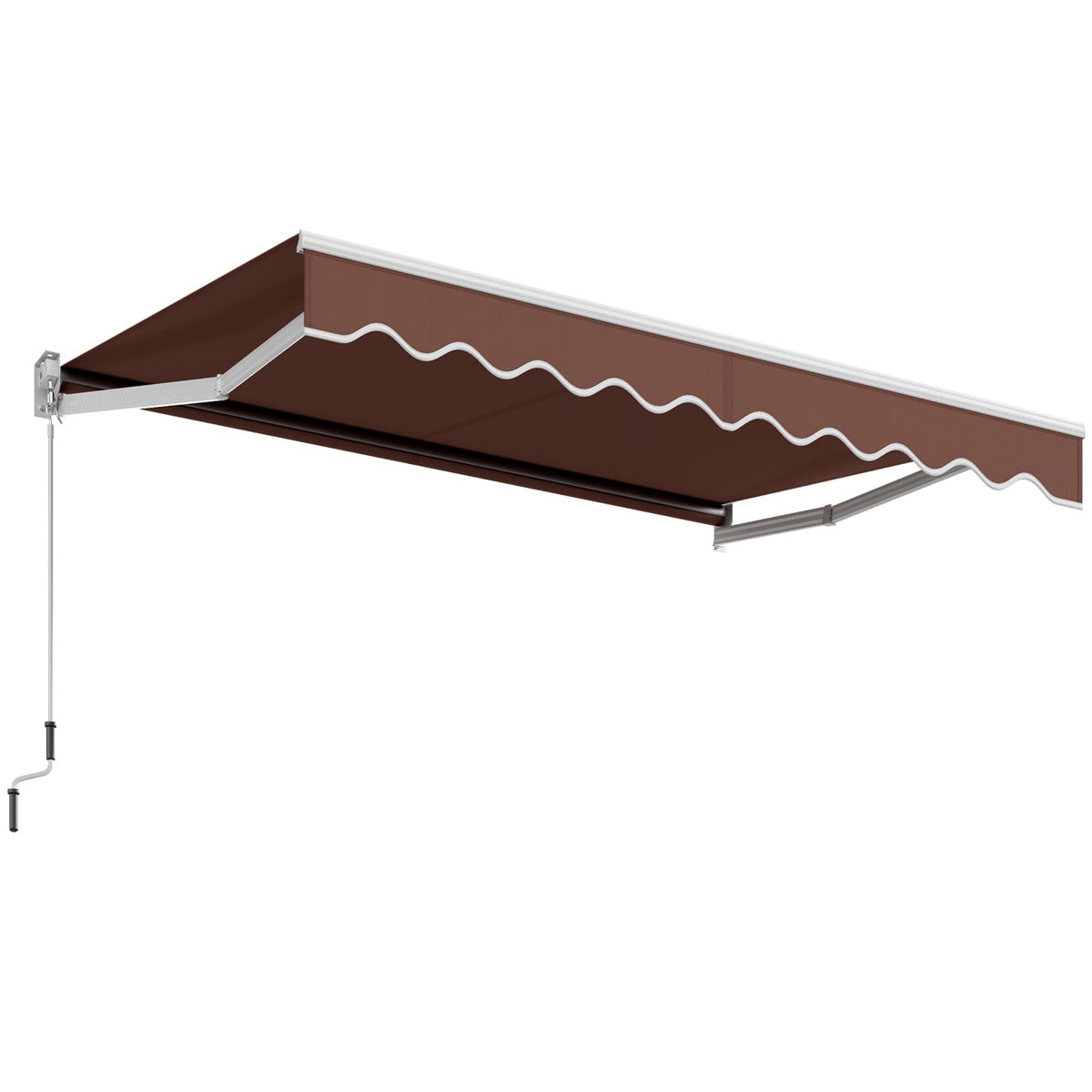 Costway 250cm W X 200cm D Retractable Patio Awning | Wayfair.co.uk