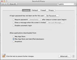 Apple Mac OS X Mountain Lion - Gatekeeper