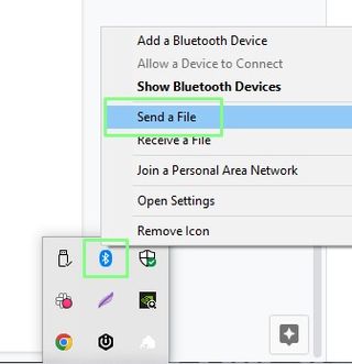 Windows 10 Bluetooth File Sharing