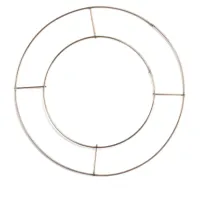Wire Wreath Frame: £1.50, Hobbycraft