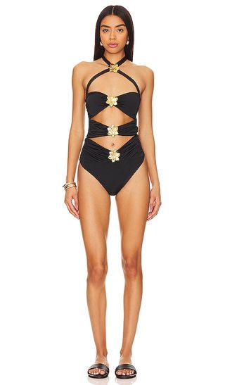 Diamond Cut Out One Piece