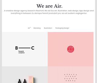 WordPress Portfolio themes: Air